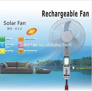 16 Inch Standing Rechargeable Fan Solar With 10w Panel And 16 Inch Standing Rechargeable Fan Solar With 10w Panel And 56pcs Night Light