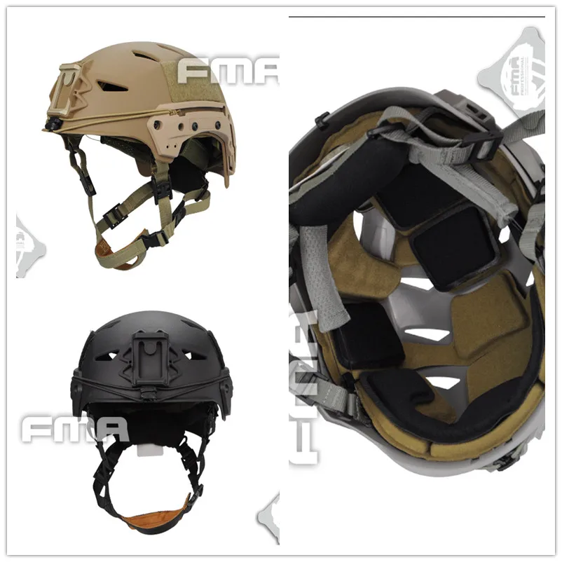 

2017 NEW FMA Bump EXFIL Lite Tactical Helmet Tan black free shipping Party Masks