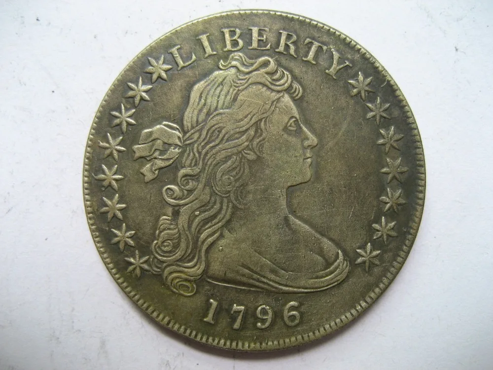 

1796 Draped Bust Dollar copy coins