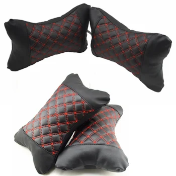 

2pcs Universal Warm Car headrest auto supplies neck Warm winter car bone Car care cervical Car seat