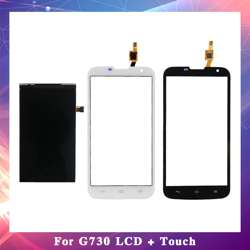 

5.5'' For Huawei Ascend G730 Lcd Display With Touch Screen Digitizer Sensor High Quality