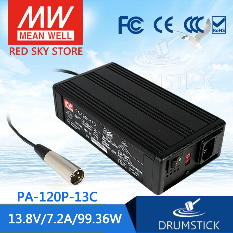

MEAN WELL PA-120P-13C 13.8V 7.2A meanwell PA-120P 13.8V 99.36W Single Output Power Supply or Battery Charger