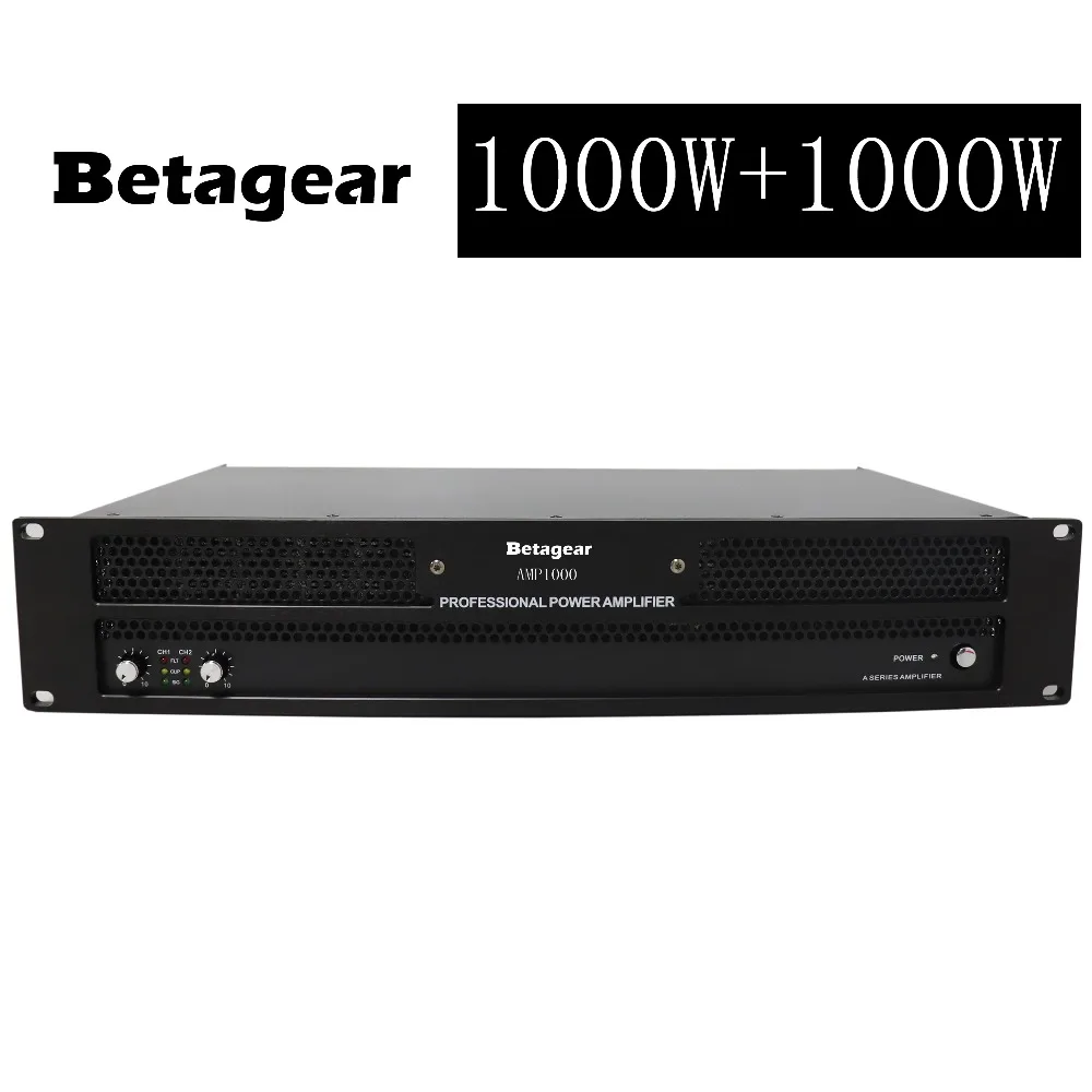 Betagear Stage Power Amplifier 1000W+1000W @8ohm 