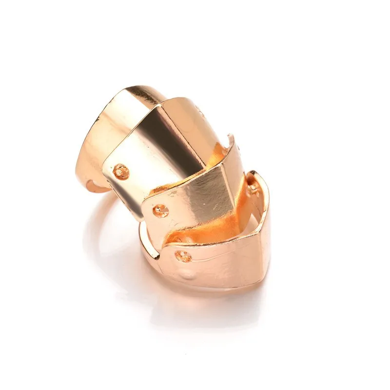 

New Punk Gold Silver Blck Gun Color Rings Female Anillos Stack Plain Band Midi Finger Knuckle Rings for Women Anel Rock Jewelry