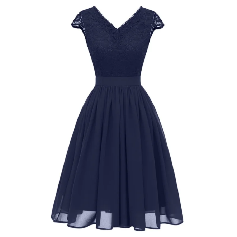 Офисное платье большого размера элегантное кружевное в богемном стиле розовое