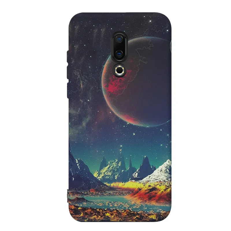 AnkinPro Moon чехол для Meizu 16 15 плюс Lite Pro 7 Примечание 8 V8 X8 Мягкий силиконовый телефона