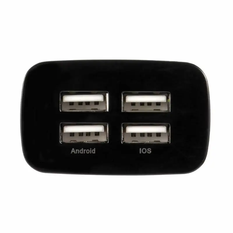 4-Порты ЕС мобильного телефона, Универсальные наушники 5V 4A кабель для быстрой зарядки USB для Зарядное устройство дорожный настенный адаптер для samsung для iPhone для цифровой Камера