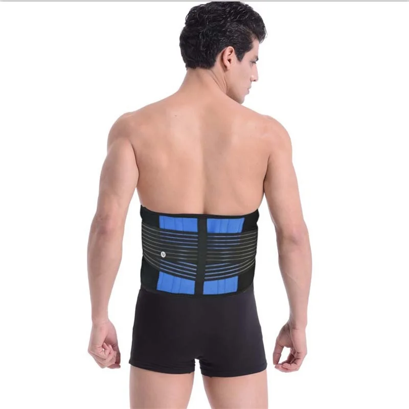 

Plus size Black Shoulder Back Posture Support Girdle Neoprene Double Pull Lumbar Spinal Brace Back Support Belt