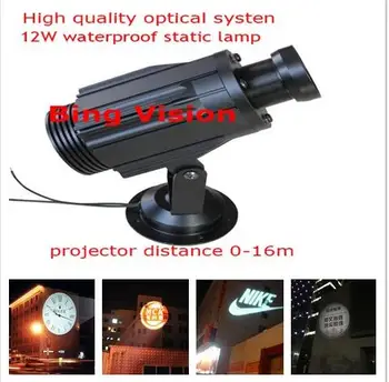 

High quality LED advertising image projections lamp, led logo projections light 12wwaterproof static projection 3-Colour