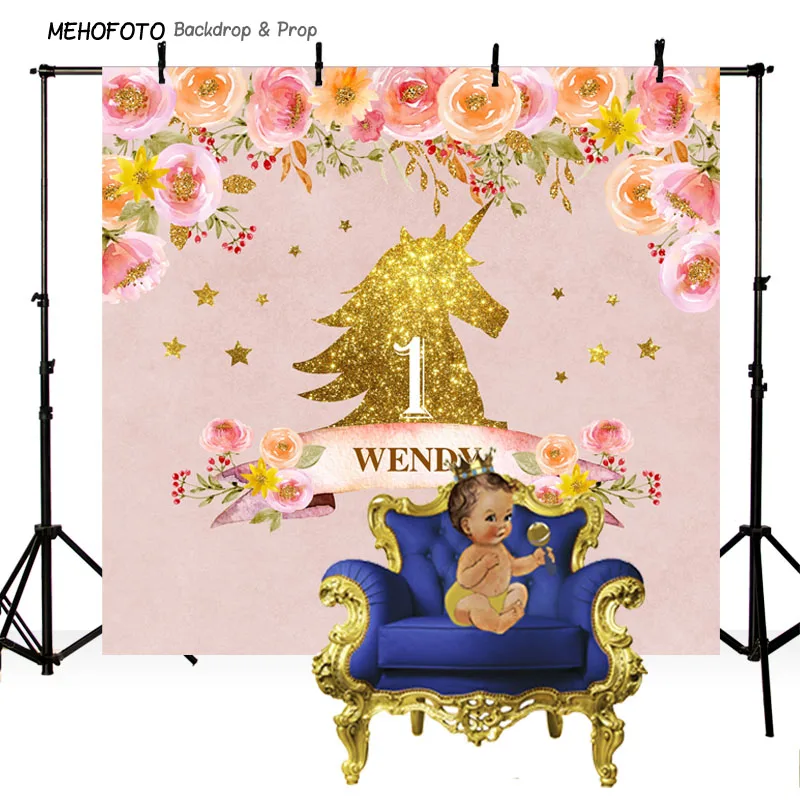 

MEHOFOTO Photography Backdrops Flower Custom Birthday Party Baby Shower Photo Background Studio Props PA-005