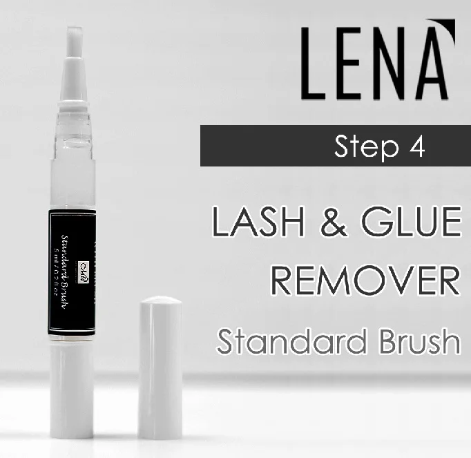 LENA 5 мл клей для наращивания ресниц для удаления клея самоочищающийся с щеткой-Стандартный - Цвет: Standard Brush