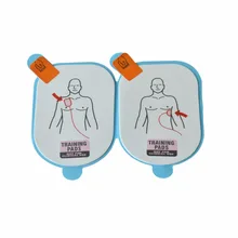 1 пара тренажер для оказания первой помощи электродные накладки для взрослых AED патчи для Lifeline AED тренировочный аппарат спасательный дефибрилатор