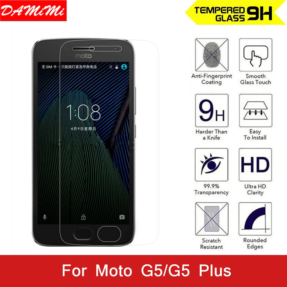 2.5D Премиум закаленное Стекло для Motorola Moto G5 царапинам ультра-тонкий Экран