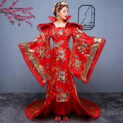 Восточная Hanfu национальная Древняя китайская королева косплей костюм принцессы одежда леди сценическое платье belle великолепное традиционное Hanfu