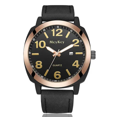 

Mens Watches Top Luxury Brand Sports Calendar Watch Men Military Leather Quartz-watch Waterproof Male Clock Relogio Masculino