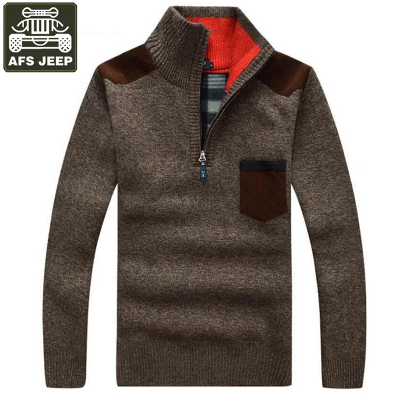 

New Brand Winter Sweater Men Pullover Cashmere Wool Sweater Thick Warm Fleece Sweater Pullover Men's Turtleneck Pull Homme M-3XL