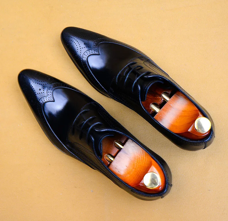 Yazhot sapatos masculinos de luxo, calçados para