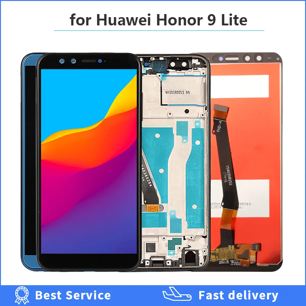 Дисплей для Honor 9 Lite ЖК дисплей с сенсорным экраном дигитайзер Замена Huawei LLD L31 L22A