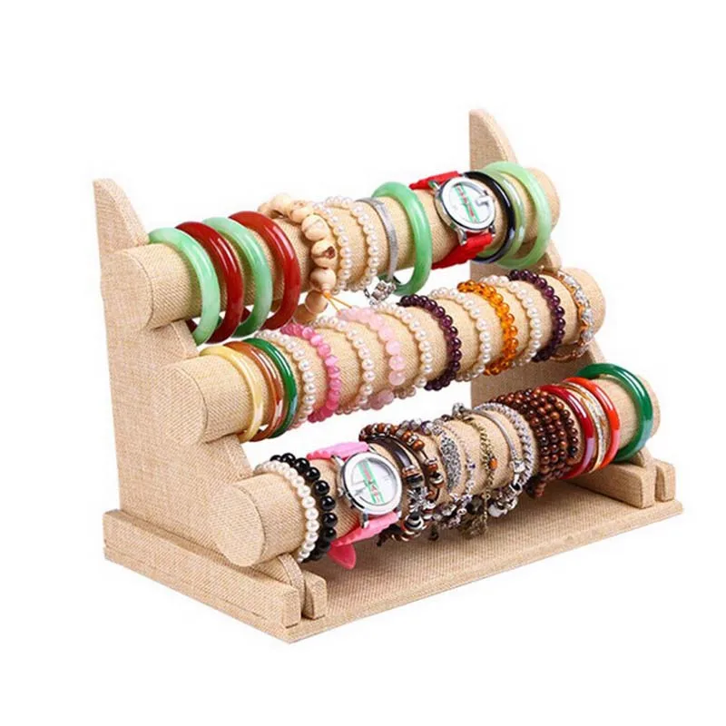 High Quality 3 Layers Holder for Watch Bangle Bracelet Jewelry Display