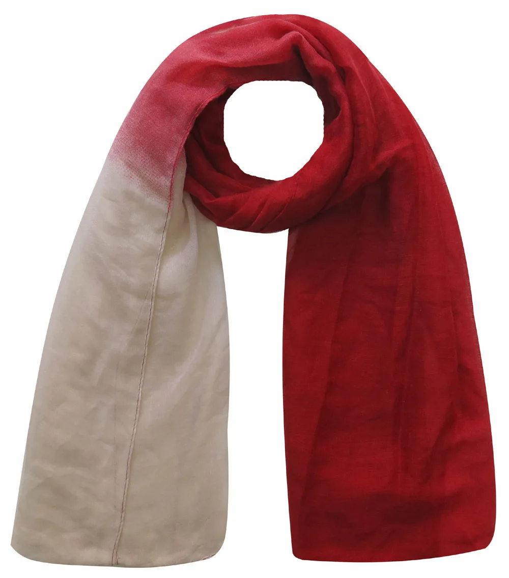 Ombre двухцветный шарф шаль с принтом мусульманский хиджаб головной убор женские подарочные аксессуары - Цвет: number 14