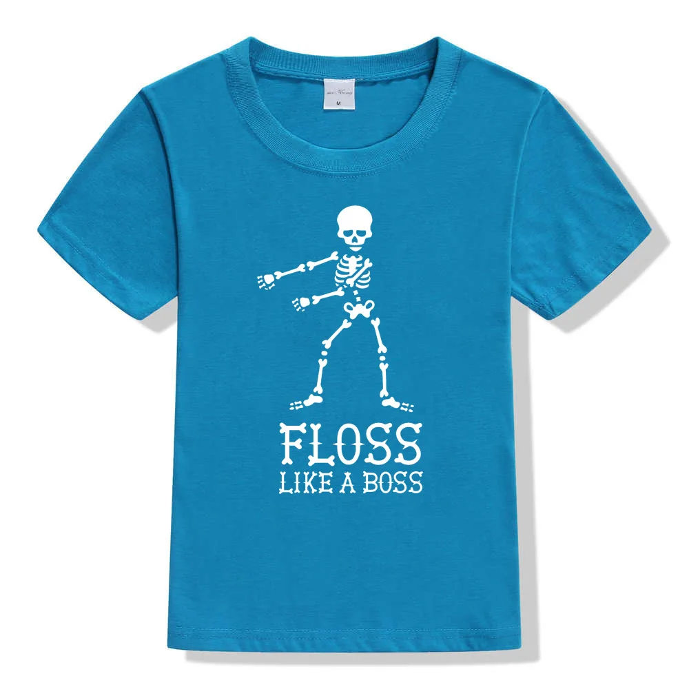 Us 1015 28 Offsummer Boys T Shirts Roblox Gamer Cotton T Shirt For Girls Skull Cool Funny T Shirts Tops Tees For Kids Short Sleeve Clothes In -