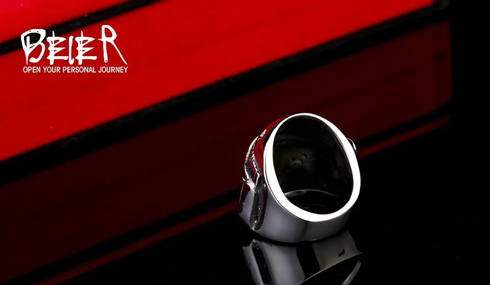 Байер магазин кольцо из нержавеющей стали 316L Высокое качество Звездные войны Клон шторм маска кольцо Модные ювелирные изделия BR8-293
