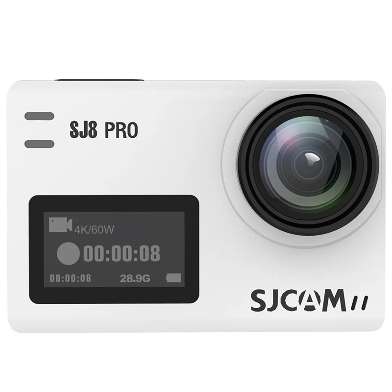 Экшн-камера SJCAM SJ8 Pro/SJ8 Plus/SJ8 Air 1296P 4K 30fps/60fps HD с дистанционным управлением, камера на шлем FPV Sports DV - Цвет: SJ8 Pro White
