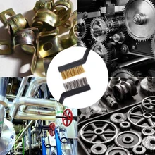 12 шт. проволочная щетка мини микро маленькая стальная медь Сделай Сам краска для удаления ржавчины удаление проволоки из нержавеющей стали Щетки для дома DIY Инструменты