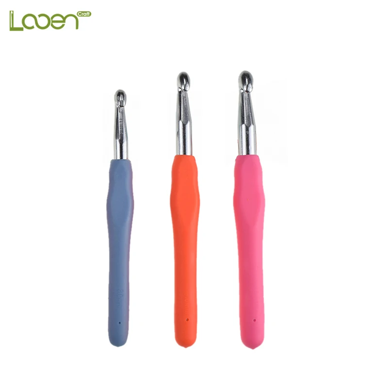 

Looen Large Size 8.0/9.0/10.0mm Crochet Hooks Comfortable Grip Handles Crochet Needles Yarn Knitting Hooks Needles For Women Mom