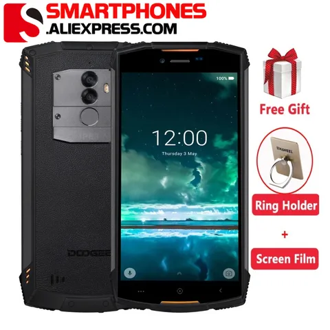 Original Doogee S55 LTE Dual Sim IP68 Smartphone Android 8 0 Octa Core 4G 64G Waterproof Shockproof Phone Fingerprint 5500mAh