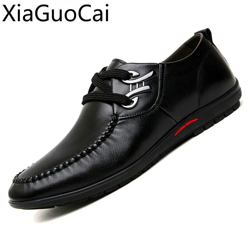 

Black Casual Round Toe Solid Mens Casual Sneakers Lace Up Breathable Male Flat Casual Shoes Comfortable Sneakers