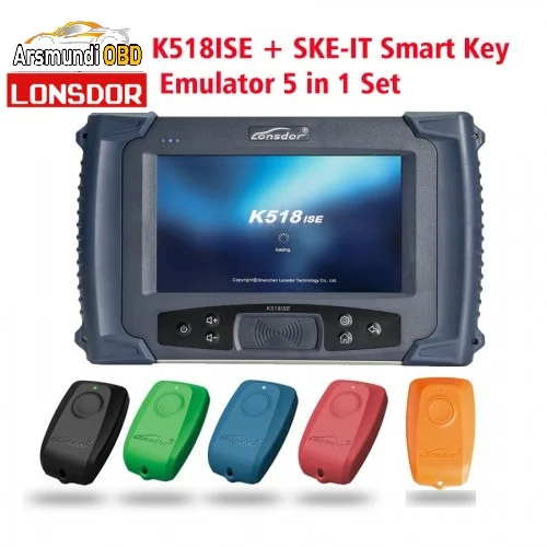 Программатор ключей Lonsdor K518ISE для всех марок с регулировкой одометра