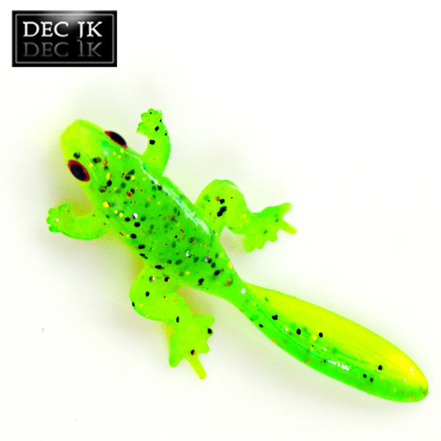 6PCS Artificial Lures For Fishing In River Worms Bait Shad 70mm Soft Silicone Lure Smell Attractive Fish Crab Supplies Bait Lot (2)