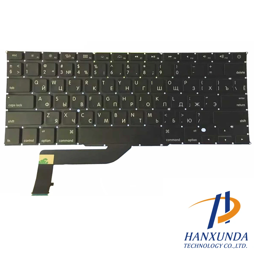 Оригинальная новая встроенная клавиатура для ноутбука 15 дюймов MacBook Pro Retina A1398