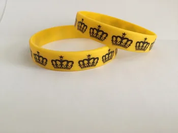

Crowne LOGO Silicone Bracelet Silicone bracelet 100PCS/LOTS Free shiping