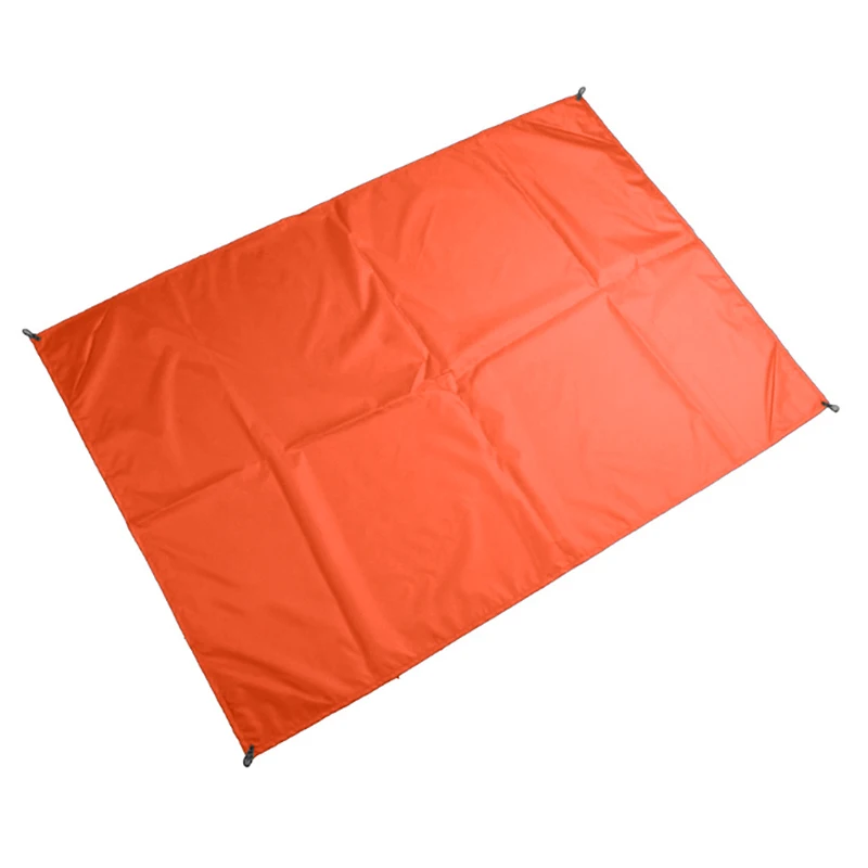 Orange Ультратонкий складной карманный мини-коврик для кемпинга, пляжный коврик, Походное одеяло для пикника, водонепроницаемые, влажность - Цвет: Orange