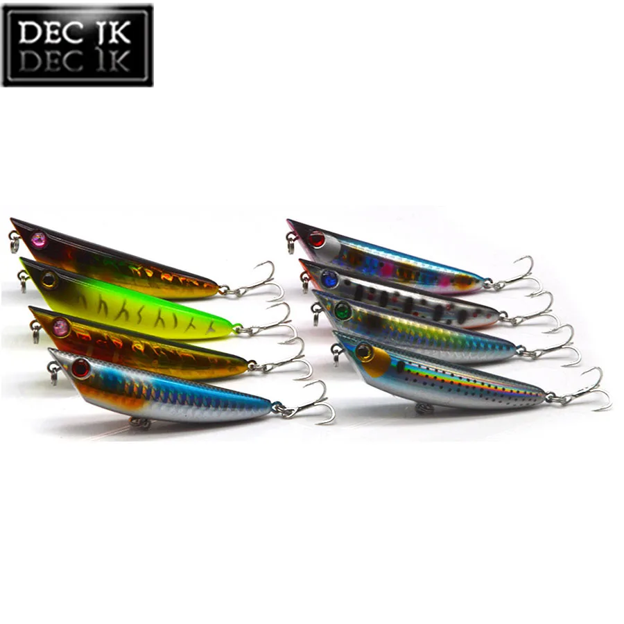 Saltwater Plastic Hard Fishing Lure Wobblers For Pike Trolling Swimbait 1PCS Crankbaits Minnow Fake Artificial Baits Topwater (12)