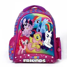2016 kinder cartoon my little pony kinder schultaschen für mädchen schöne rucksack schul minions kind mochila escolar infantil