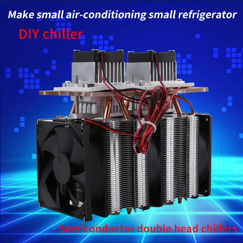 144W Dual-core Semiconductor Refrigeration Peltier Air Cooling Dehumidification Equipment