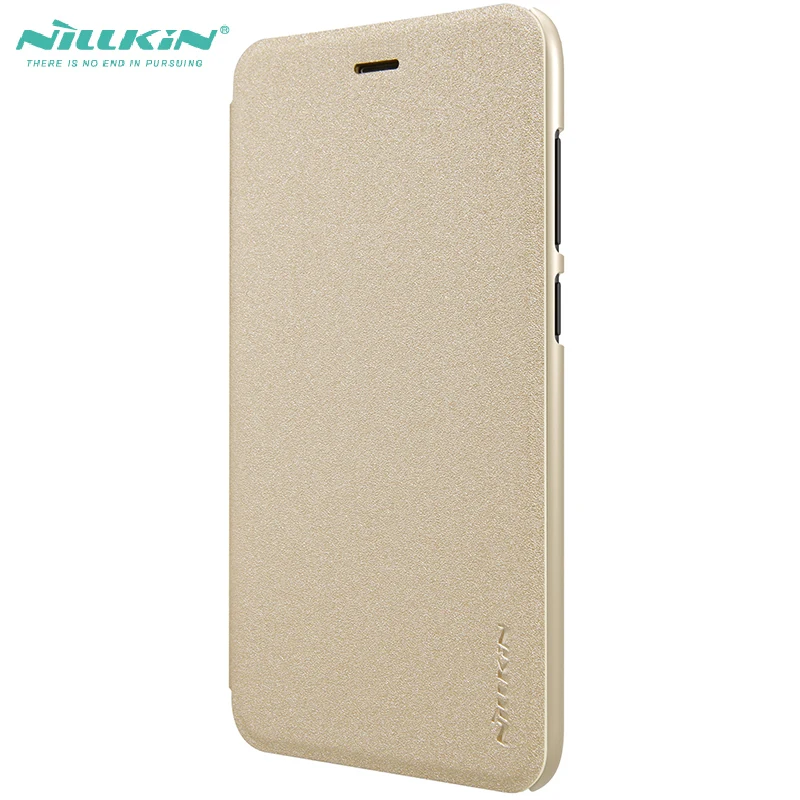 

nillkin frosted leather case for huawei 6c pro v9 play shockproof flip cover case for huawei honor 6c pro
