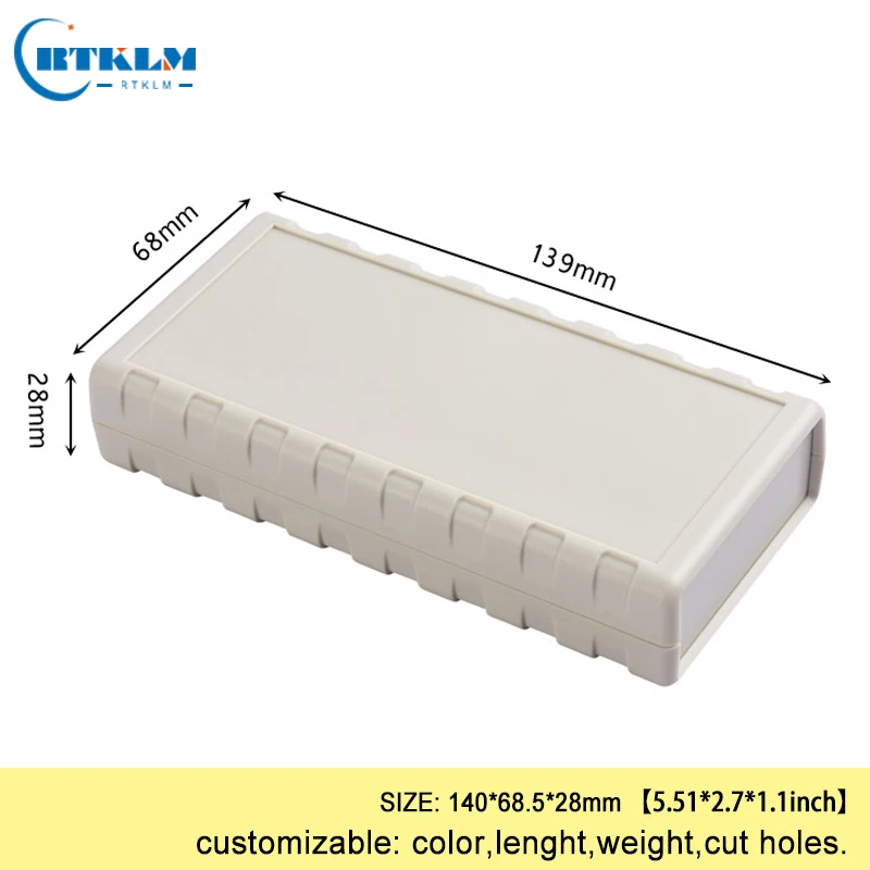 1 шт. DIY пластиковая коробка для электроники, АБС Пластиковая распределительная коробка, diy динамик PCB, настольный провод, соединительная коробка 140*68,5*28 мм