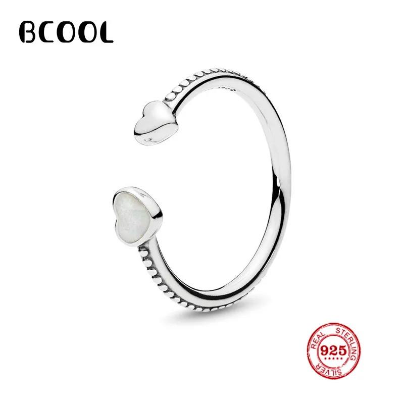 

BCOOL Fashion Glamour Silver 925 Original Copy 1:1 Ring Ring, Open Ring For Women's Double Love Ring Jewelry Gift