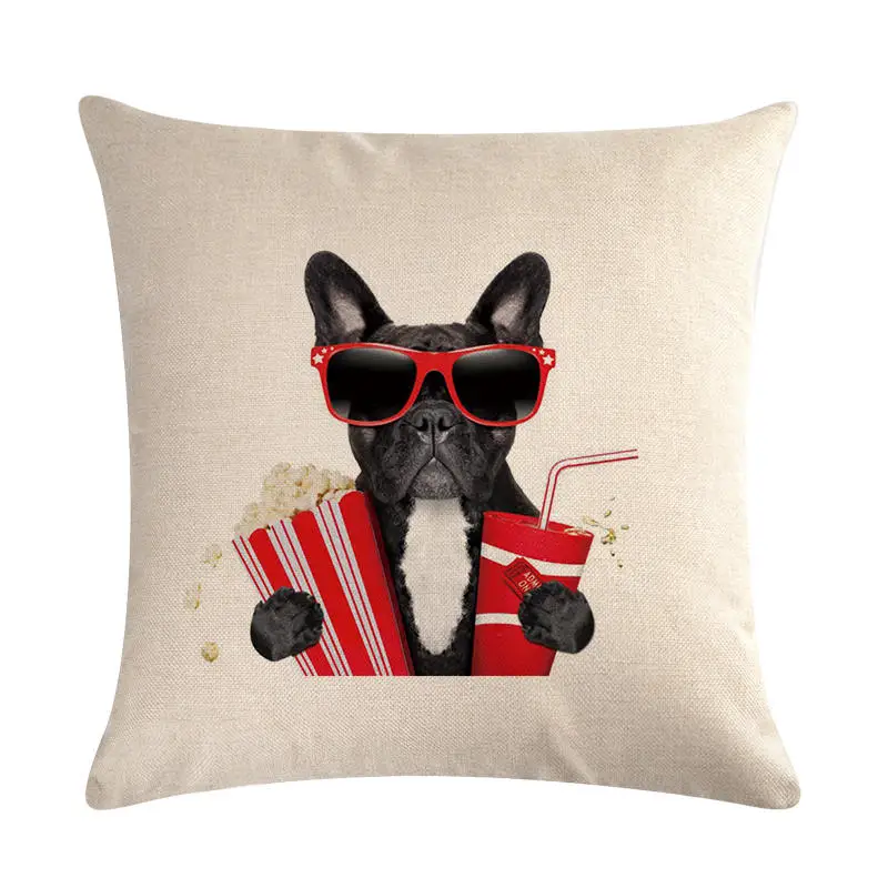 Всемирно известный собака-12 homerdecor, чехол для подушки, Наволочки, покрытия для подушек размером 45*45 см диван-подушка для сидения, декоративный светильник - Цвет: 14