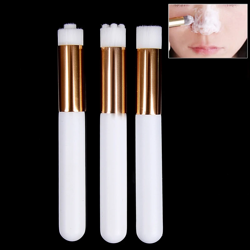 

Facial Skin Care Pores Clean Brush Makeup Brush Cleanser Small Nose Brush Deep Cleaning Blackhead Nose Washing Brush 3 Styles