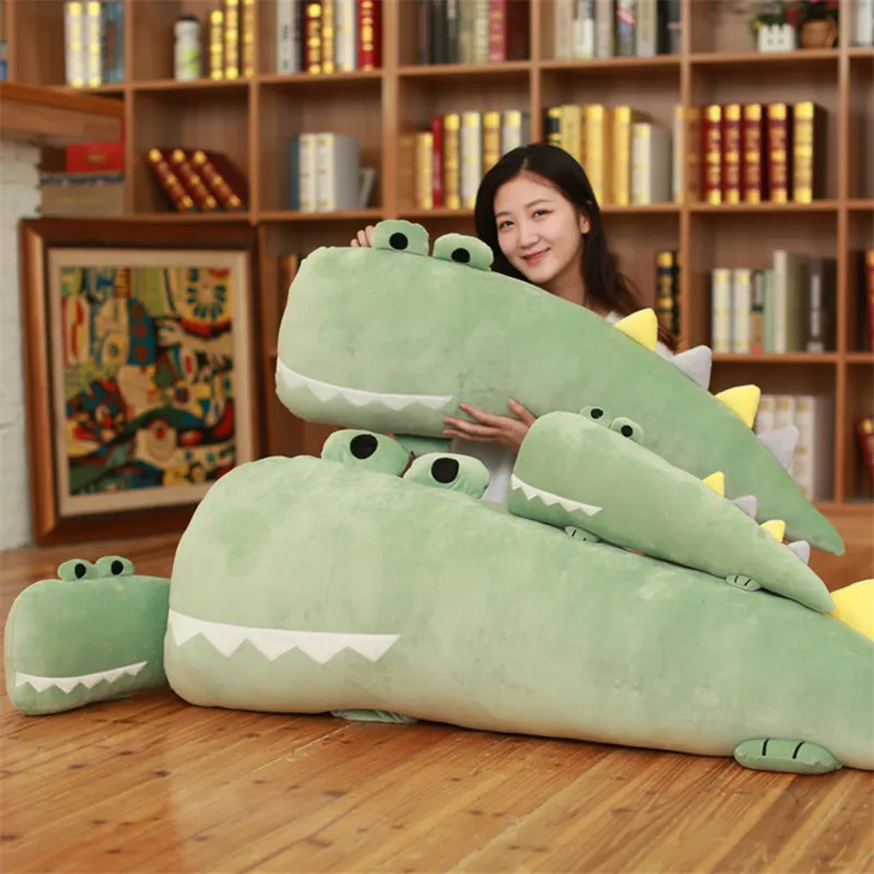 Cute Crocodile Plush Toy Soft Cushion Pillow Stuffed Animal Toys For