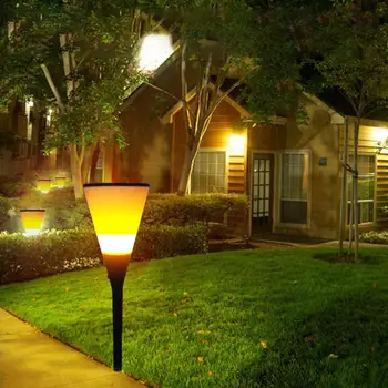 

Led Solar Flickering Flame Torch Light IP65 Waterproof Outdoor Pathways Yard Garden Lawn Lighting Solar Ground Stake lights