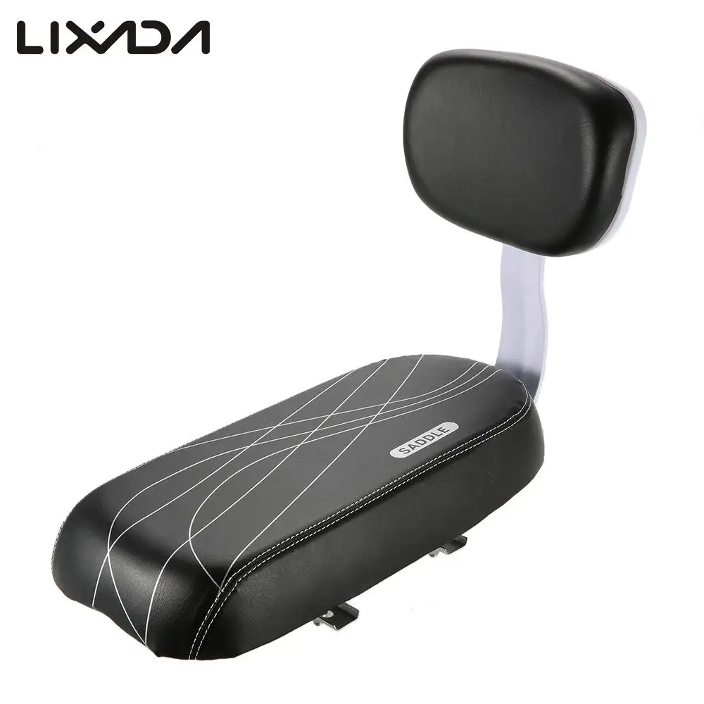 

Lixada Bicycle Back Seat Cycling Bike Bicycle MTB PU Leather Soft Cushion Rear Rack Seat Children Seat with Back Rest bisiklet