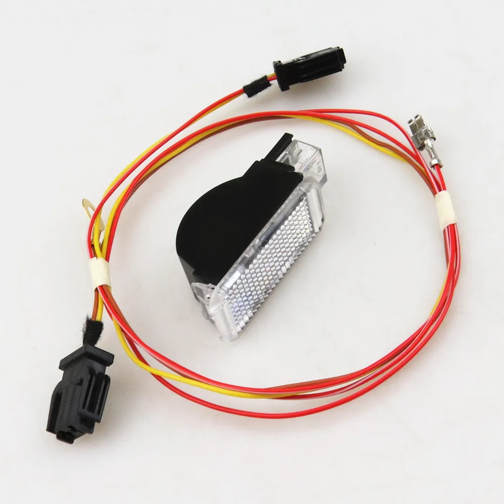 

READXT Car Interior Lamp Door Warning light +Wire Plug For A3 A4 S4 Q5 Q7 TT R8 A6 Sharan Seat Leon Alhambra Toledo 8KD947415C