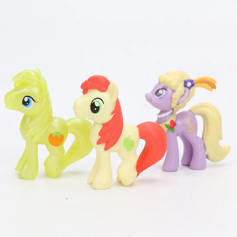 150 шт. игрушки My Little Pony Mini Pony ПВХ Фигурки принцессы Радуга Дэш сумеречные искорки Спайк Пинки Пай куклы для девочек