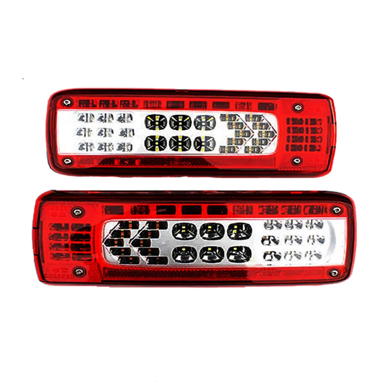 

1 Pair 24V Car Rear Tail Lights for Volvo Truck Trailer Without Buzzer